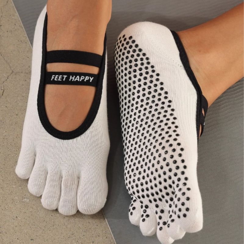 Full Toe Essen Grip Socks white 3