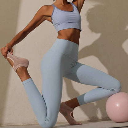 Full Toe Flora Low Rise Grip Socks pilasole pink 3