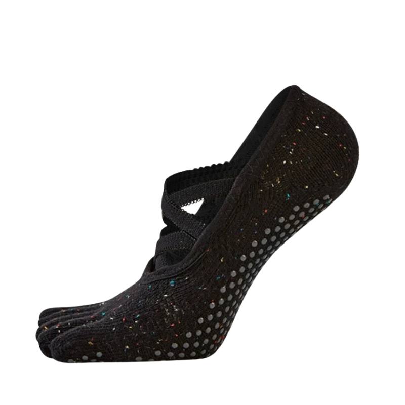 Full Toe Luma Grip Socks Black