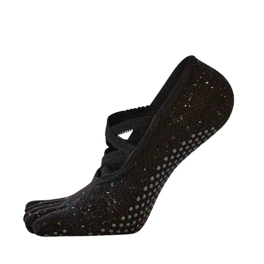 Full Toe Luma Grip Socks Black