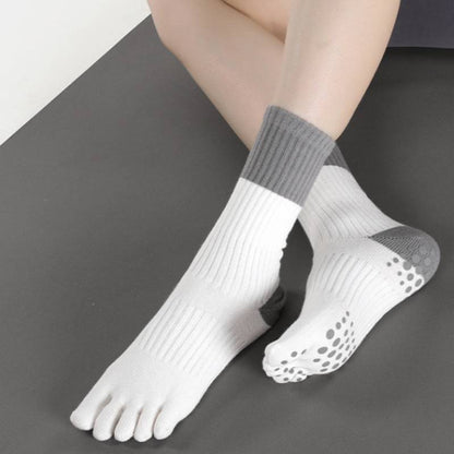 Full Toe Nora Grip Socks red pilasole 3