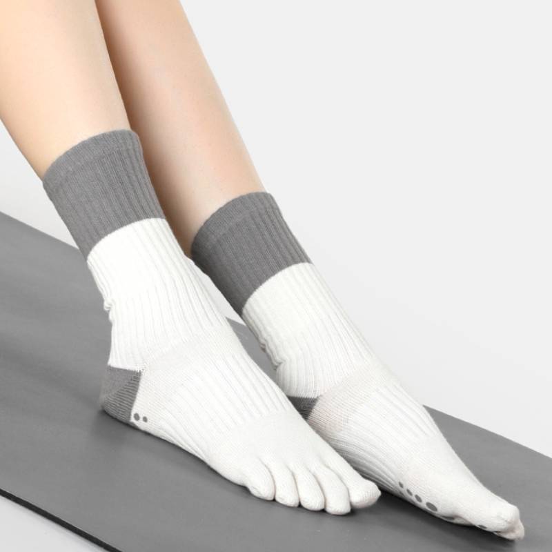 Full Toe Nora Grip Socks red pilasole 5