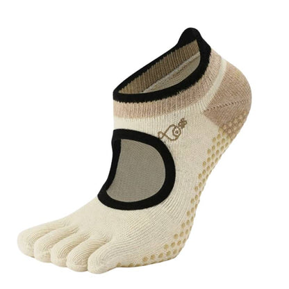 Full Toe Oat Low Rise Grip Socks