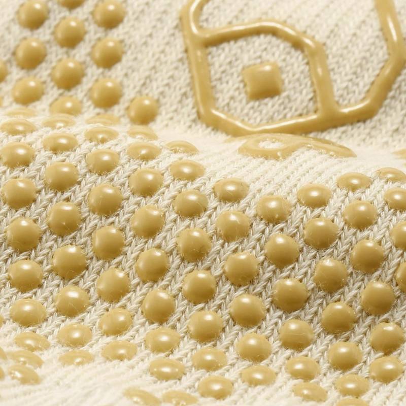 Full Toe Oat Mesh Grip Socks pilasole yellow 3