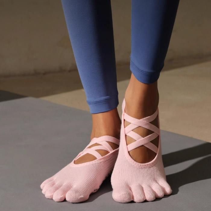 Full Toe Silva Grip Socks pilasole pink