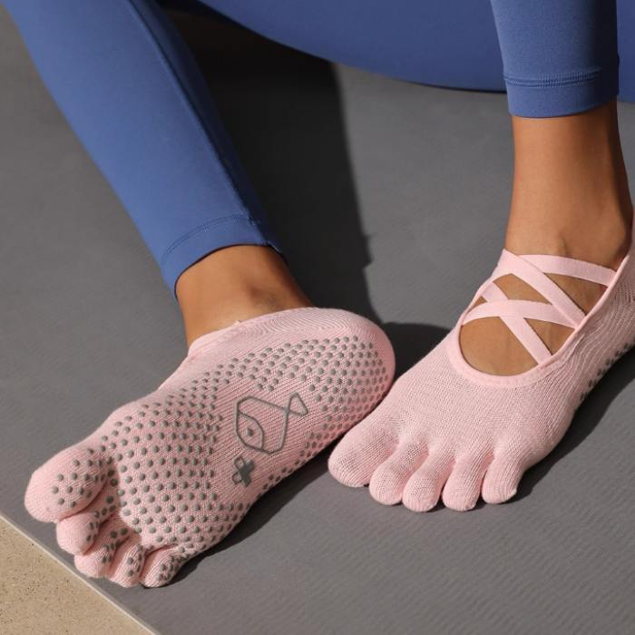 Full Toe Silva Grip Socks pilasole pink 2