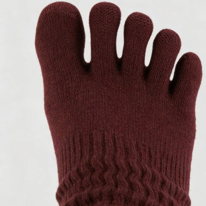 Full Toe Verta  Grip Socks-red pilasole