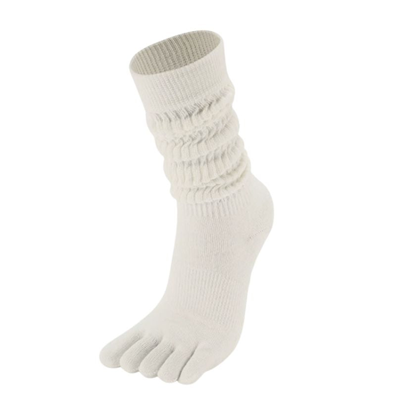 Full Toe Verta  Grip Socks-white