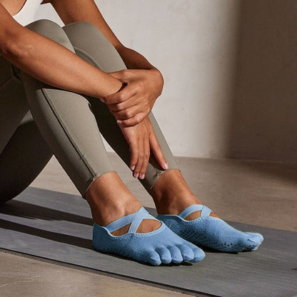 Pilates Grip Socks-blue