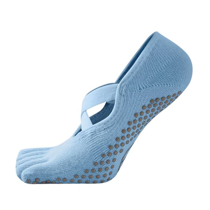grip socks pilates-blue